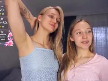 tobicovitt — GOAL: Make our kisses deeper <3 [55 tokens remaining] Hello! We are Mary and Lilly! Let's shine with us! #new #couple #18 #shy #blonde