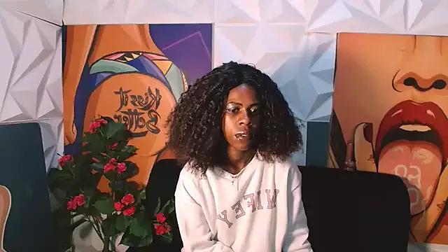 Ebonystormxxx from StripChat is Freechat