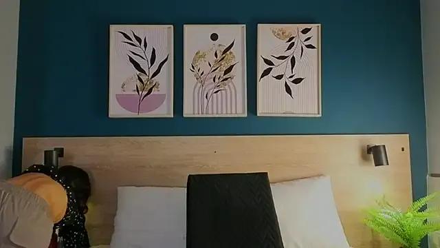 GabyPetit — Caressing the legs in a provocative way