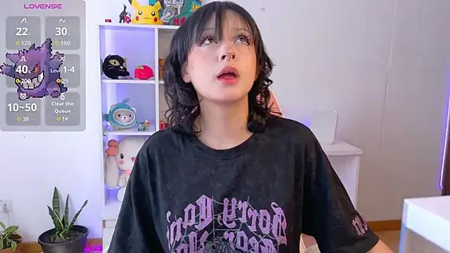 Sallie_Doll — Take off top+oil on tits & belly + water